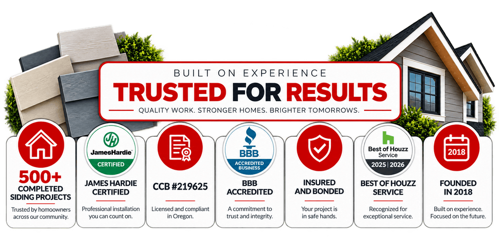 Professional siding replacement services by TGR General Construction in Oregon.